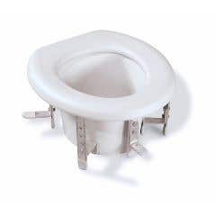 Medline Universal Raised Toilet Seats, 4 3/4" - 6 3/4" H Seat