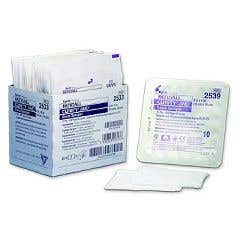 CURITY AMD Antimicrobial Gauze Sponges 12 Ply  4 x 4" Sterile 10’s in Plastic Tray - Pack of 10