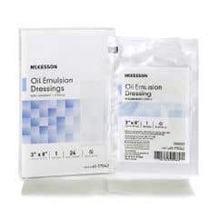 McKesson Oil Emulsion Impregnated Dressing - 3 X 8"