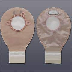 New Image Drainable Mini Pouch with Lock 'n Roll - Transparent 2-3/4" Flange Size - Box of 20