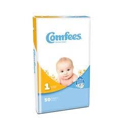 Comfees Baby Diapers - Size 2 - Pack of 42
