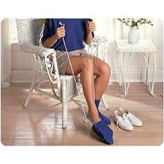 Sock and Stocking Aid with Built-Up Foam Handles - Adult - Each