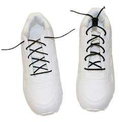 Elastic Shoe Laces With Cord-Lock
