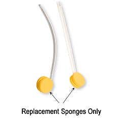 Replacement Sponges for Swiveling Back Scrubbers - Pack of 2