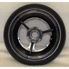 3 Spoke Urethane Round Wheel - 5 x 1" - Each