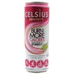 Celsius Celsius  Raspberry Acai Green Tea  Pack of 12
