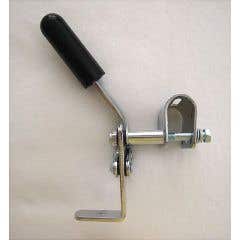 E & J Chrome Wheel Lock - Set of 2 - Fits Right side on 7/8" Frame w/ Fixed Armrest - 1 pair