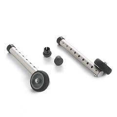 Fixed Wheels with Glide Tips - 5" Wheels - Pack of 2