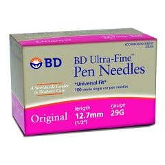 BD Ultra-Fine Original Insulin Pen Needle. - Box of 100