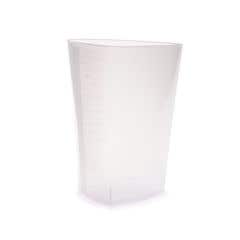 Graduated Triangular Intake/Output Container, Translucent, 1000 mL, 200PK