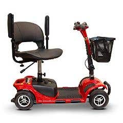 EW-M34 4-Wheel Portable  Mobility Scooter - Ready To Drive - Blue