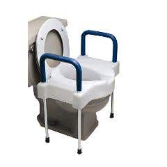 Extra Wide Tall-Ette Elevated Toilet Seat With Legs