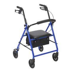 Rollator with 6" Wheels - Red