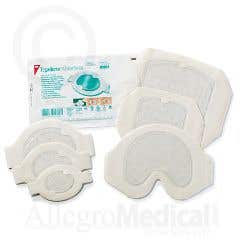 3M Tegaderm Absorbent Clear Acrylic Dressing - Small Oval - 3" x 3.75" - Box of 5