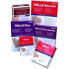 TIELLE Plus Hydropolymer Adhesive Dressing - 5 7/8" x 7 3/4" - Box of 5