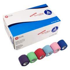 Sensi-Wrap Self-Adherent Bandage Roll 1" x 5 Yard - Rainbow Pack / 5 Color 1" X 5 Yard - Case of 30