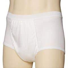 Men’s CareFor Ultra One Piece Odor Control Briefs - Men’S Medium, 34" – 36"