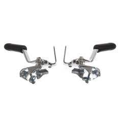 Wheelchair Horizontal Bolt Wheel Lock Assembly - 1 pair