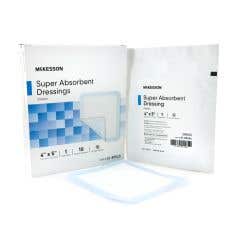 McKesson Super Absorbent Polymer Dressing - 4 X 5"