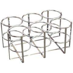 Drive Medical Economy 6 Cylinder Oxygen Rack, Silver (18114) | Quill