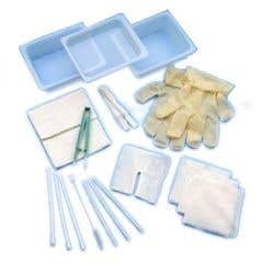 Complete Tracheostomy Cleaning Tray - Without Latex Gloves