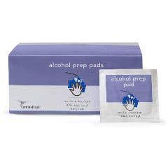 Cardinal Health™ Alcohol Prep Pad, 2-Ply Medium - Box of 100