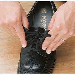Elastic Shoelaces 37 in. Black - Two Pairs - 2 pairs
