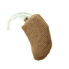 Hearing Aid Light Brown Sweatband - 1" Mini - Hearing Aid Light Brown Sweatband - 1" Mini