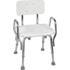 Shower Chair with Backrest - Each