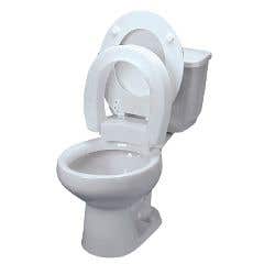 Hinged Elevated Toilet Seat - 3 Toilet Seat Riser