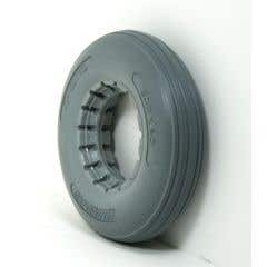 Urethane Rib Caster Tire 8" x 2" Fits Most 2-Piece Wheels - 1 pair