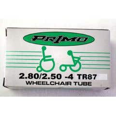 Black Inner Tube With 90 Degree Valve - 6 x 1 1/4" - 1 pair