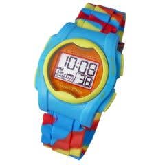 Global VibraLITE MINI Vibrating Watch with Multicolor Silicone Band - Each