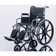 Excel 2000 Wheelchair - Black - Detachable Desk Length Arm - Elevating Legrest