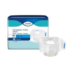 TENA Complete +Care Ultra™ Incontinence Brief, Moderate Absorbency - Medium, 32" to 44" Hip Size, White - Case of 72