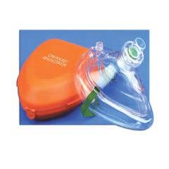 CPR Pocket Resucitator| Hard Case & One-Way Valve & O2 Inlet - Each