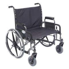 Xtra-Wide Whlchr 26" X 18" W/Desk L Arms