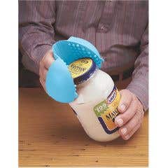 Hot hand jar opener/hand protector, sky blue