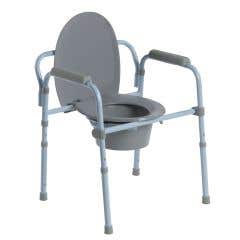 Steel Folding Frame Commode - Each