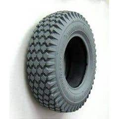 Gray Pneumatic Knobby (Nimble) Tire - 13 x 4" (410 x 350-6) - Each
