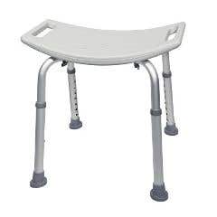 McKesson Aluminum Bath Bench Without Back - Each