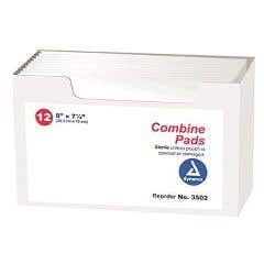 Dynarex Combine Pads - Sterile - 8" x 10" (360/Case)