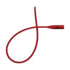 Red Rubber Robinson/Nelaton Catheters - 28 Fr
