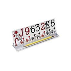 Clear Plastic Playing Card Holder - 10"