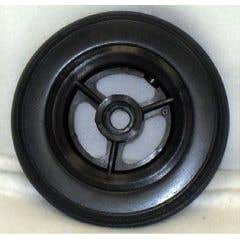 3 Spoke Urethane Round Wheel - 6 x 1 1/4" - 1 pair
