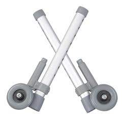 Rear Glide Walker Brakes with 3" Wheels - No Wheels - Box of 2