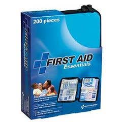 First Aid Only® All-Purpose First Aid Kit 200 Pieces - Medium, Blue Soft Bag, 8-1/4" x 6-1/4" x 2-1/2"