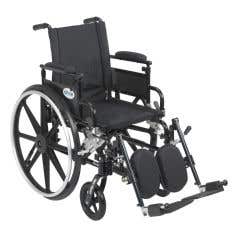 Viper Plus GT Wheelchair with Flip Back Removable Adjustable Arm - 20" Wheelchair with Flip Back Removable Adjustable Full Arm and Elevating Leg Rest