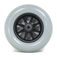 8" X 2" Caster Wheels With Molded-on Tires and B20 Bearings - 1 pair