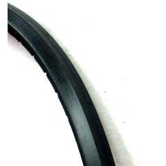 Urethane Snap-on Pyramid Profile Tire 24" x 1" Fits Most RED CORD - 1 pair